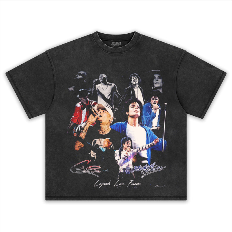 CHRIS BROWN & MICHAEL JACKSON V2 TEE