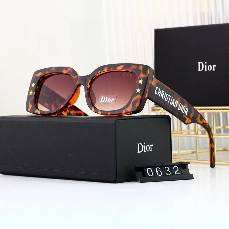 Neue Star-Sonnenbrille mit quadratischem Rahmen