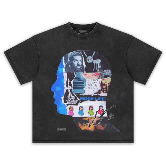 DRAKE & HEAD COLLAGE TEE