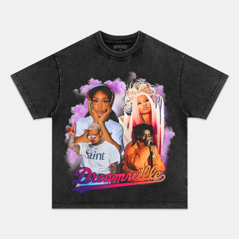 DREAMVILLE FESTIVAL-CHRIS BROWN-SZA-NICKI MINAJ-J COLE TEE