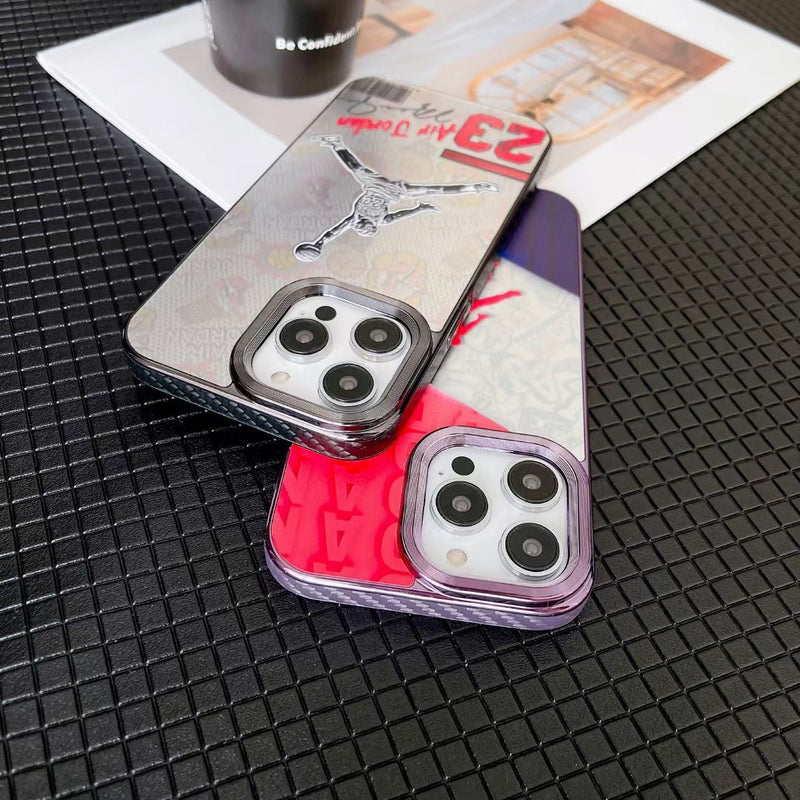 Jumpman 23 Design Silver iPhone Case