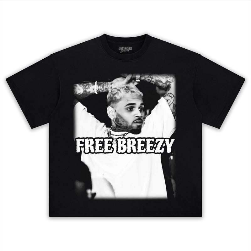 FREE BREEZY & CHRIS BROWN TEE