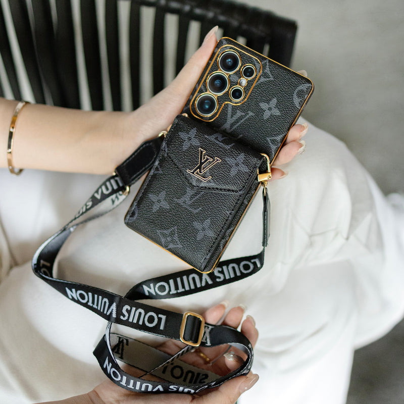 Luxury Card Holder - Style Lanyard Samsung Phone Case