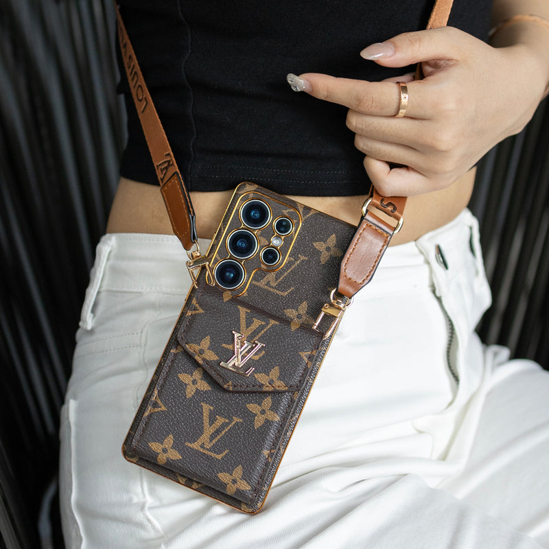 Luxury Card Holder - Style Lanyard Samsung Phone Case