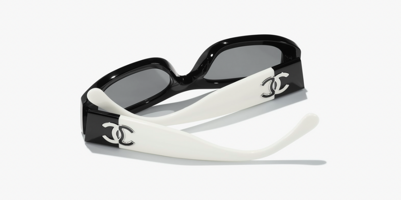 CC Rectangle Acetate Sunglasses