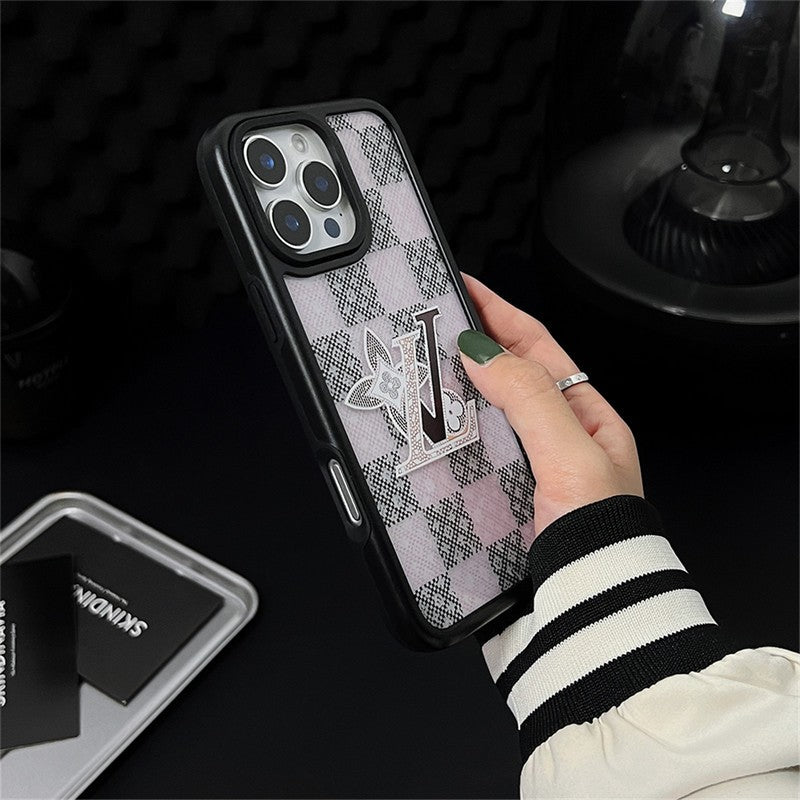 Lou Black Corner iPhone Case