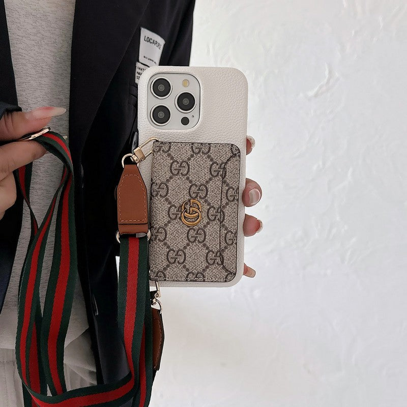 Card Bag Crossbody Classic iPhone Case