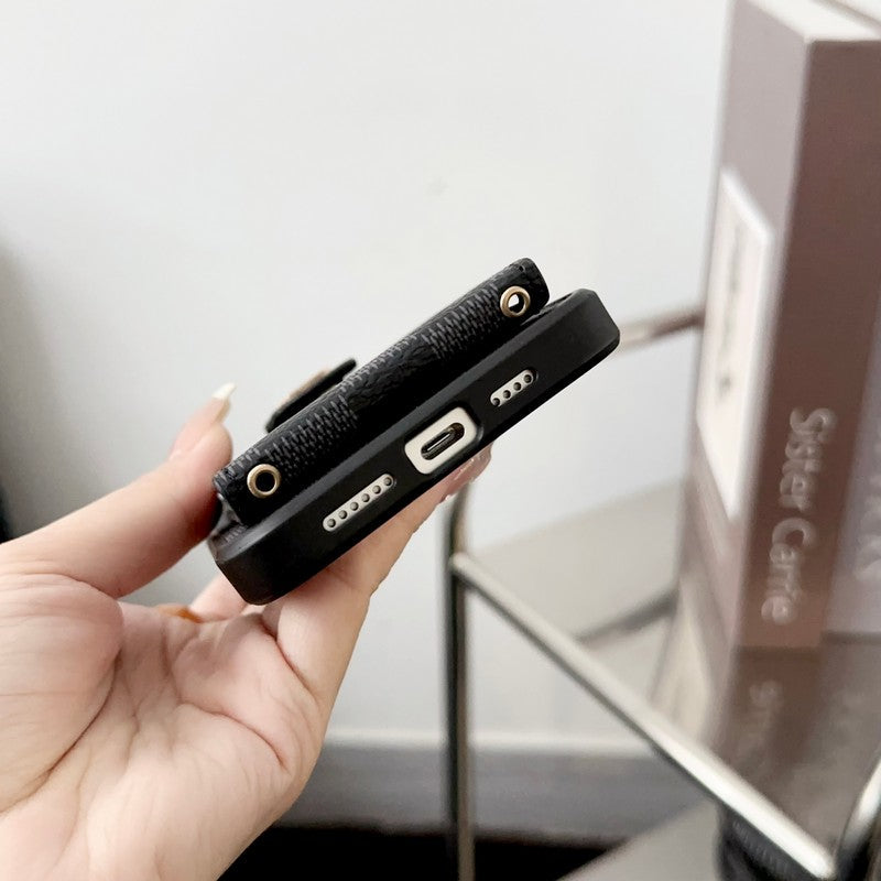 Card Bag Crossbody Chain iPhone Case