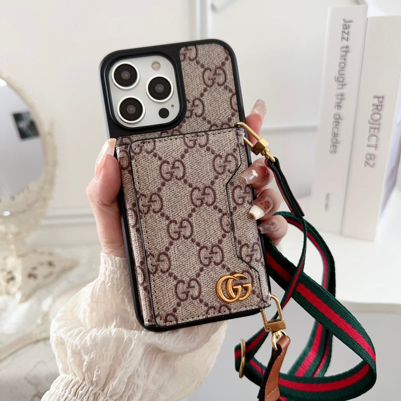 Side Card Bag Crossbody iPhone Case 006
