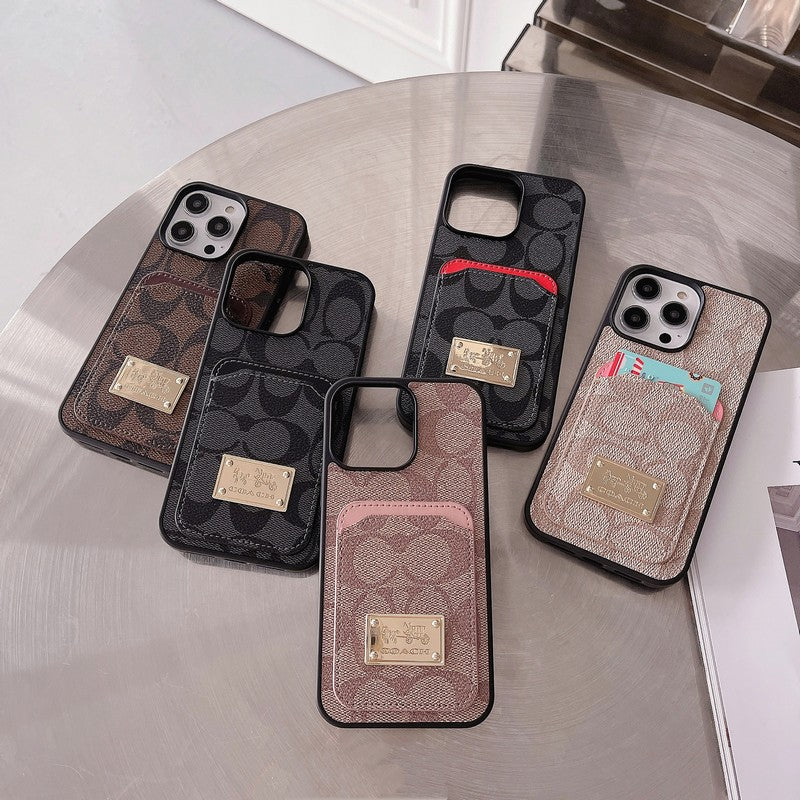 Coa Card Bag Leather iPhone Case