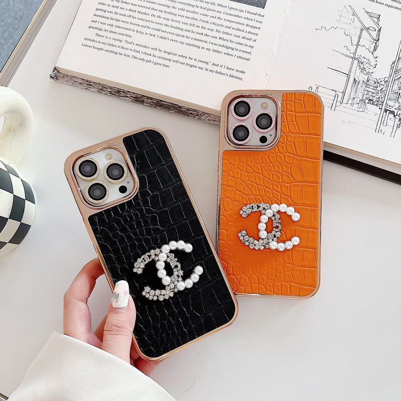 CC Pearl Rose Gold iPhone Case