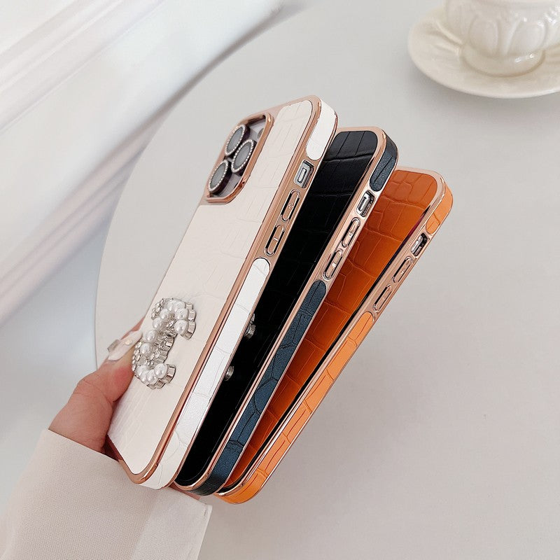 CC Pearl Rose Gold iPhone Case