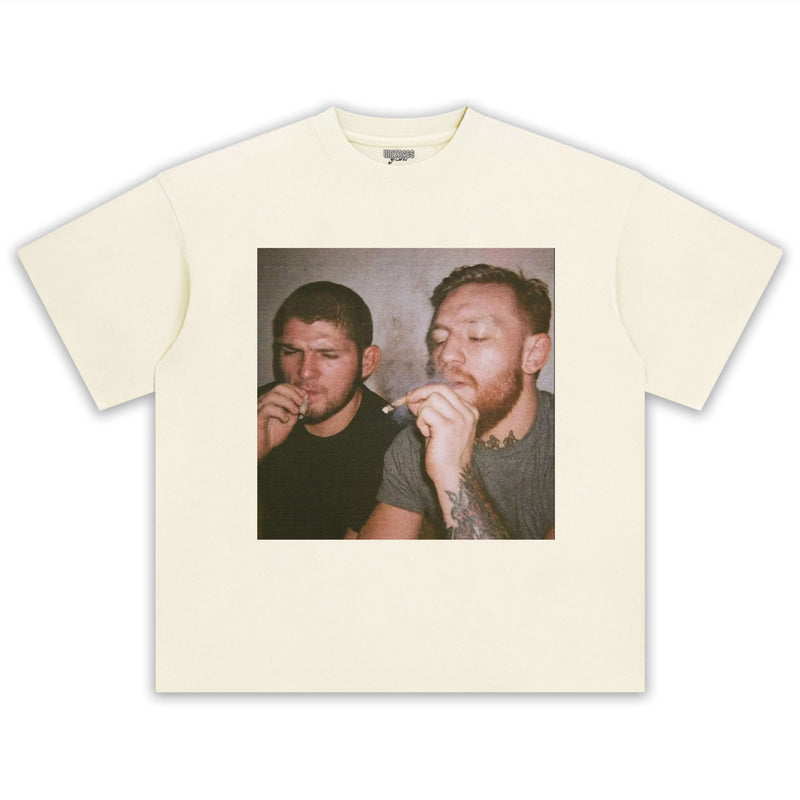KHAMZAT CHIMAEV & CONOR MCGREGOR SMOKING TOGETHER TEE