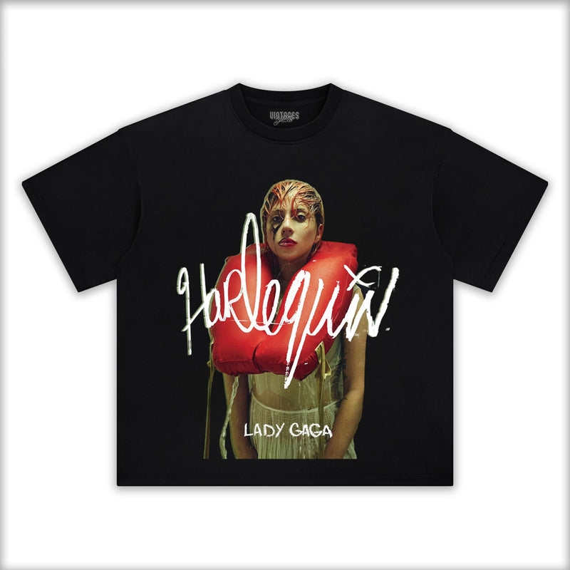 LADY GAGA & HARLEQUIN TEE