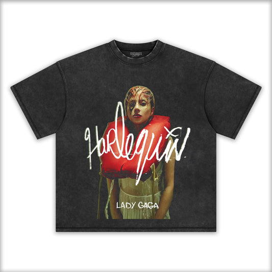 LADY GAGA & HARLEQUIN TEE
