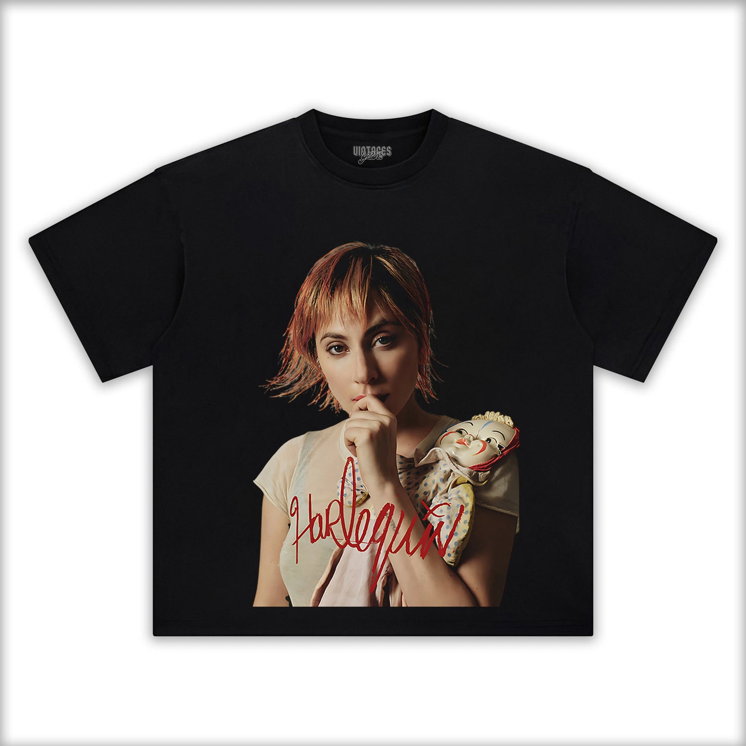 LADY GAGA & HARLEQUIN YV TEE