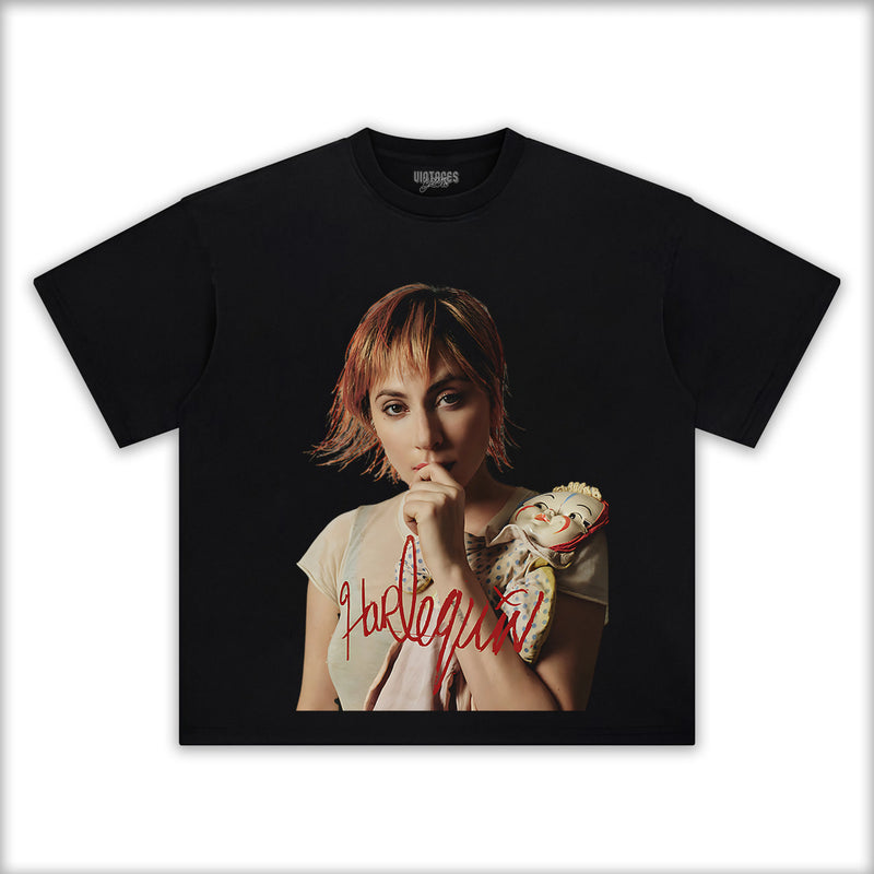 LADY GAGA & HARLEQUIN YV TEE