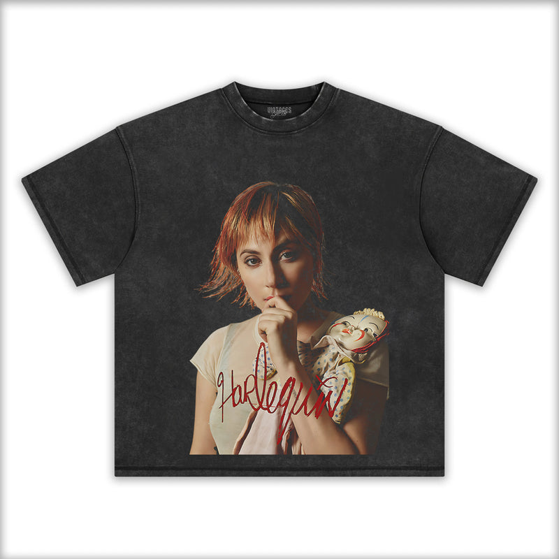 LADY GAGA & HARLEQUIN YV TEE