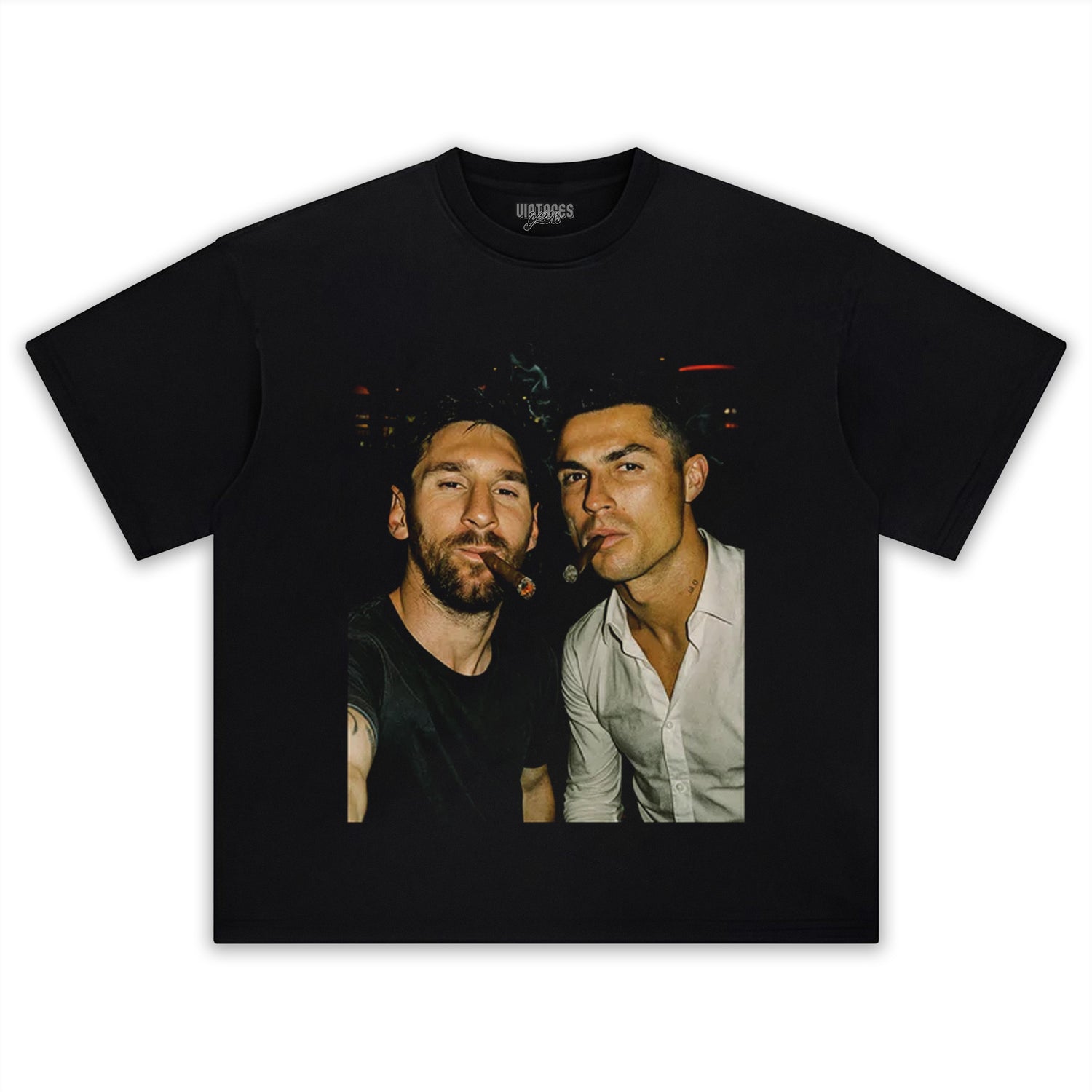 LIONEL MESSI & CRISTIANO RONALDO TEE Y2k