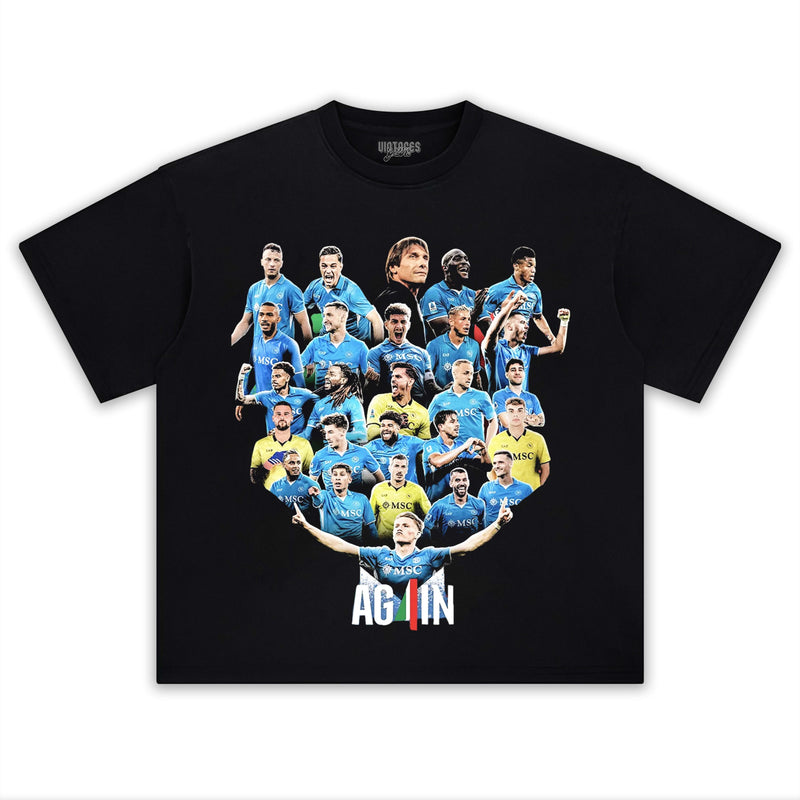 NAPOLI WIN 4TH SERIE A TITLE TEE V3