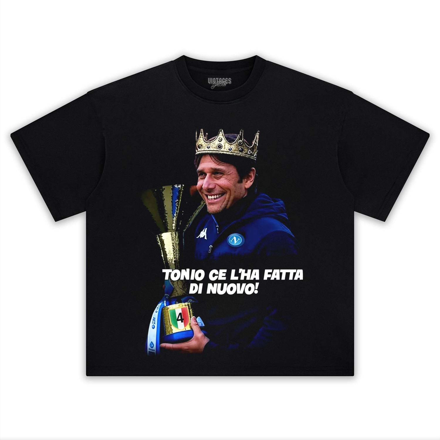 NAPOLI WIN 4TH SERIE A TITLE TEE V6