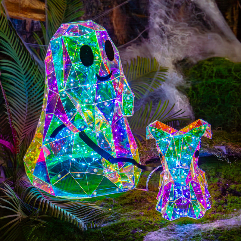 Rainbow Ghost & Pup – Halloween Lig