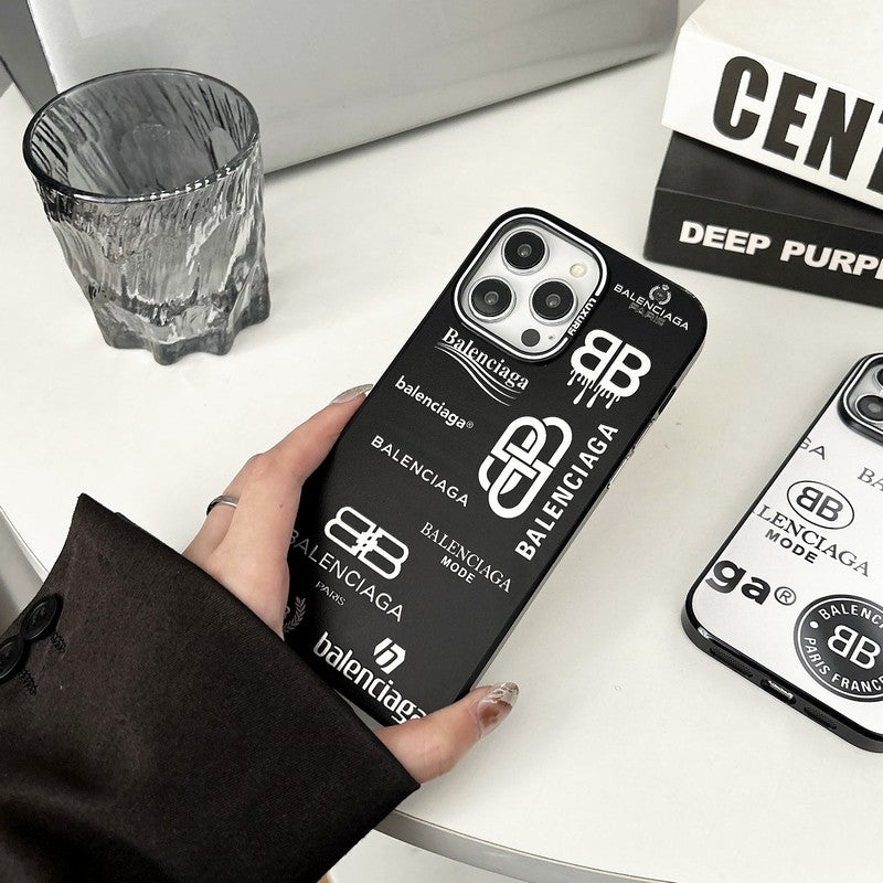 BB Black & Silver iPhone Case