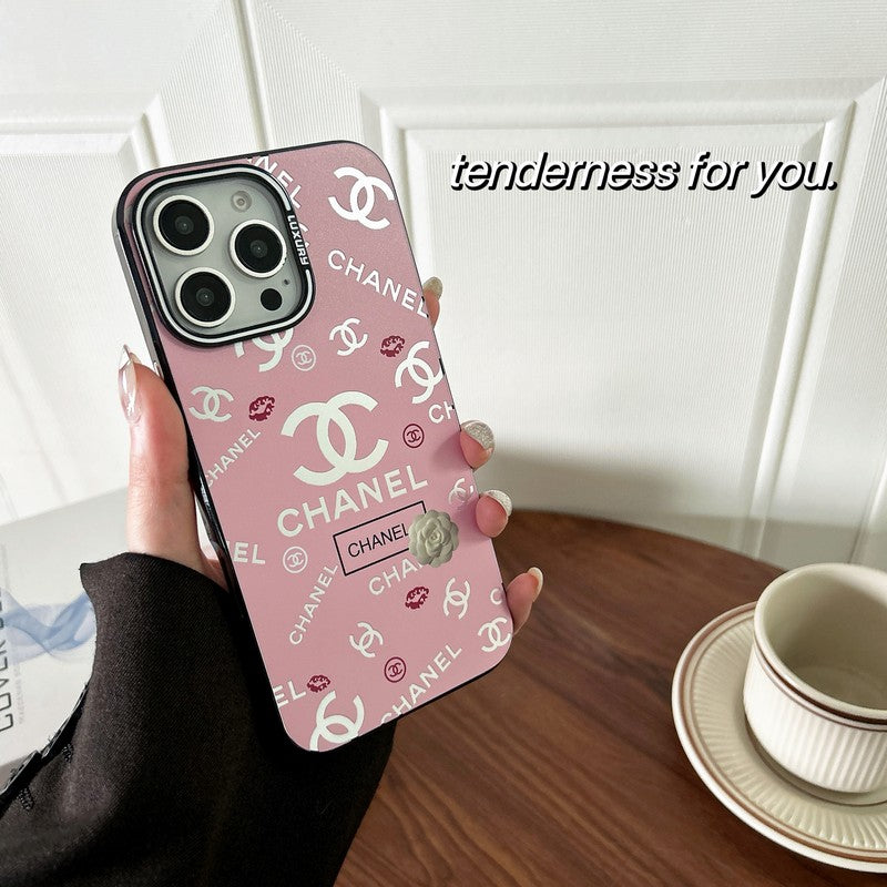 CC Pink & Black iPhone Case