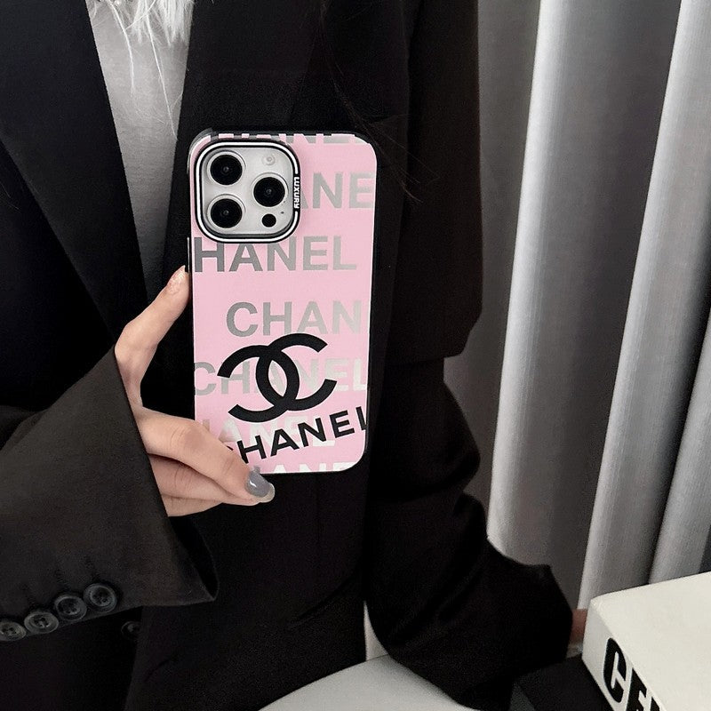 CC Pink & Black iPhone Case