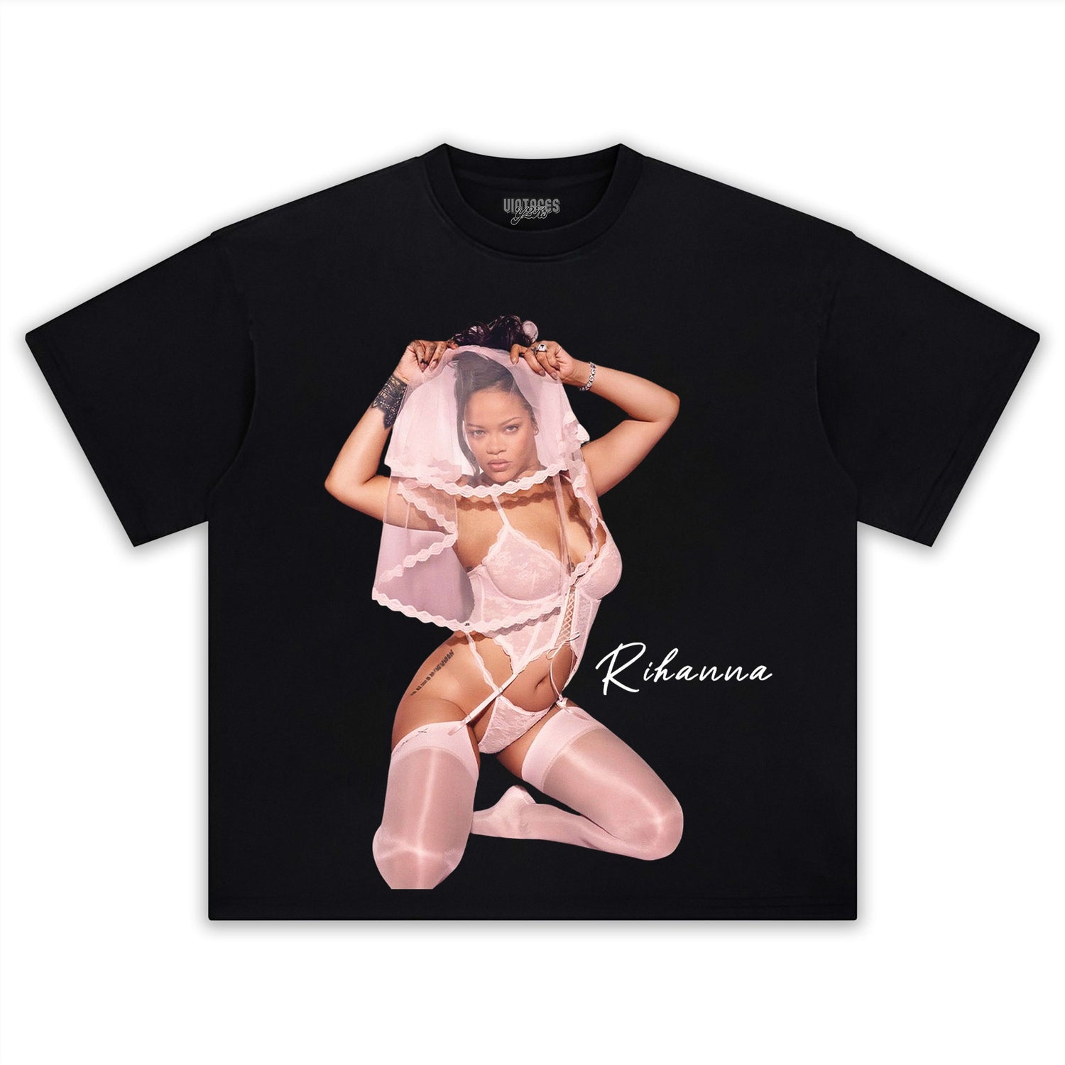 RIHANNA PINK TEE