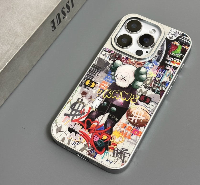 KAWS Graffiti Design MagSafe iPhone Case
