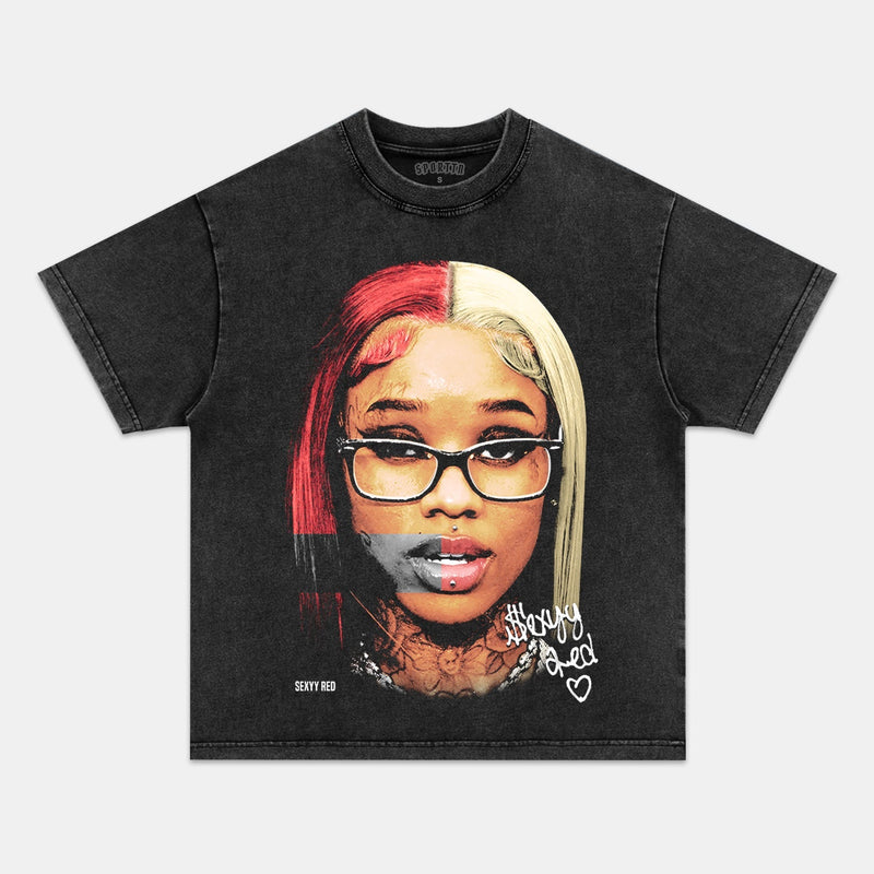 SEXYY RØD BIG FACE T-SHIRT