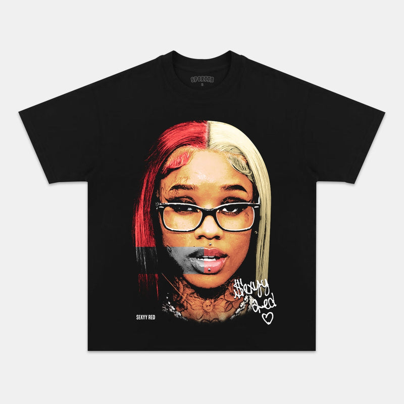 SEXYY RØD BIG FACE T-SHIRT