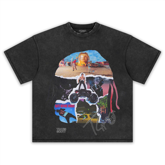 TRAVIS SCOTT & HEAD COLLAGE TEE
