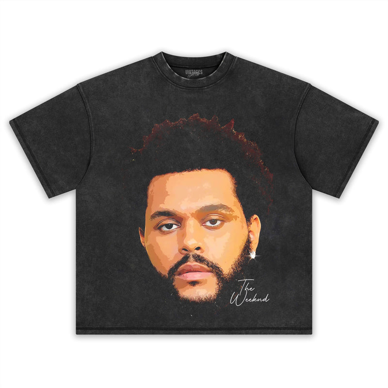 THE WEEKND BIG FACE TEE 2025 Y2K