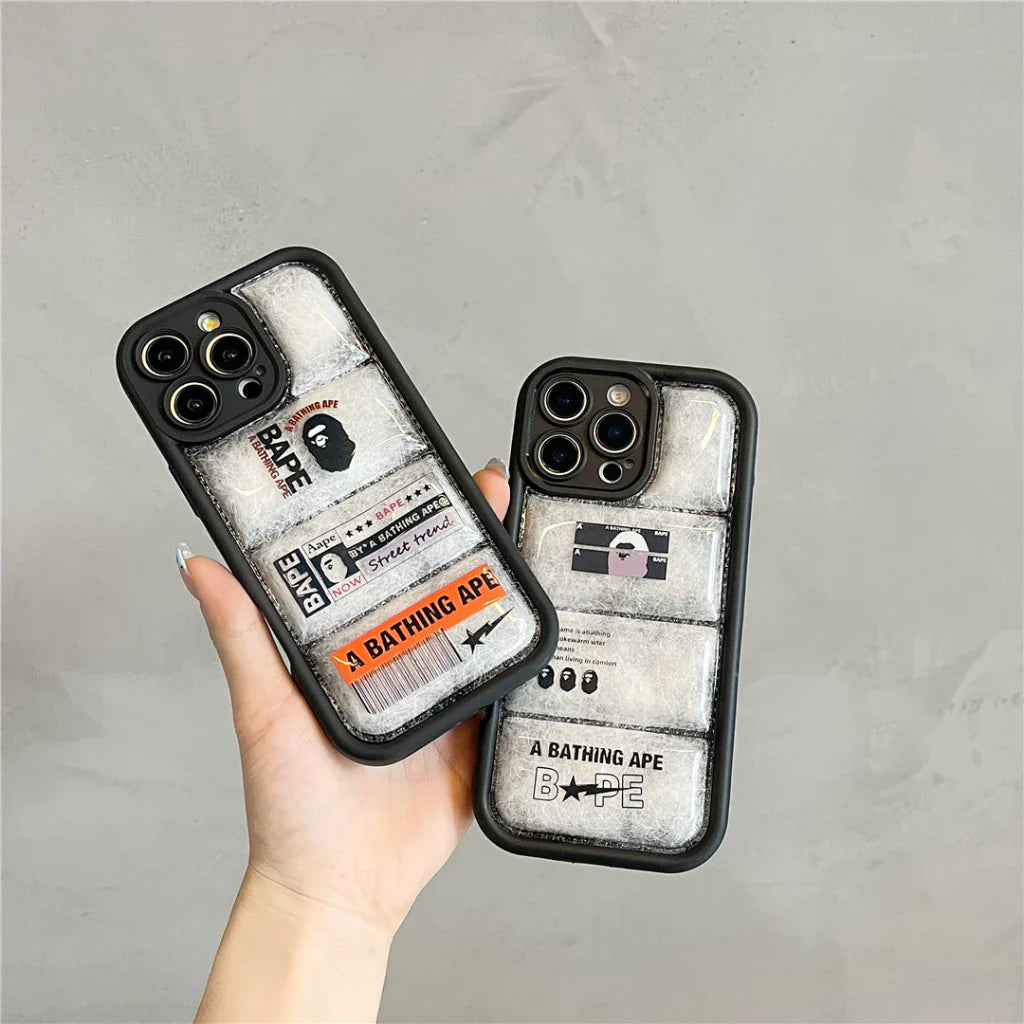 AApe Design Clear iPhone Case