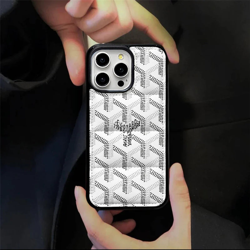 Patterned luxury Puffer iPhone case