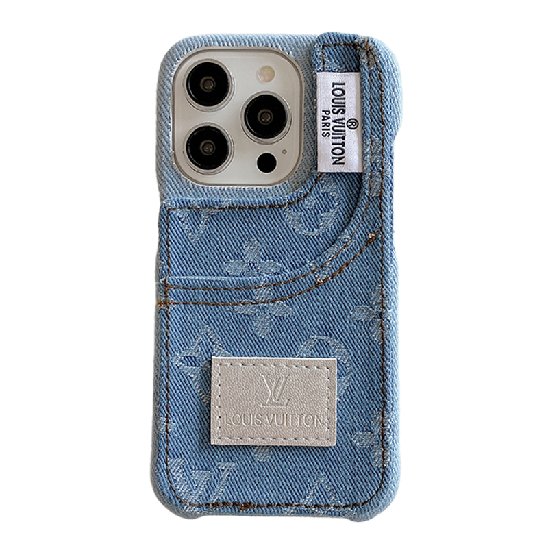 Distinctive denim fashion iPhone Case