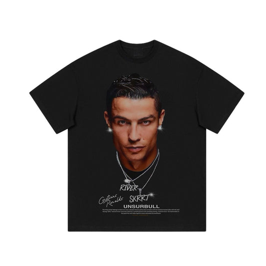 Cristiano Ronaldo New-TEE-FACE-Fotbal