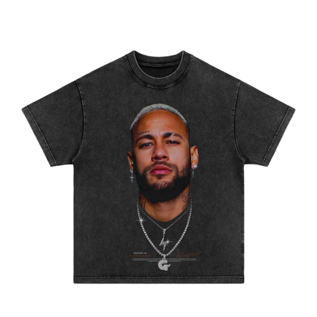 Neymar da Silva New-TEE-FACE-Fotbal