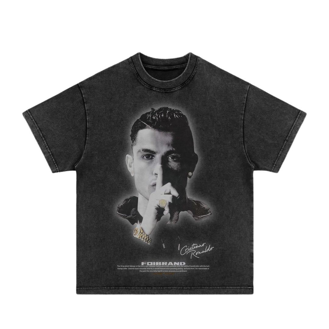 Cristiano Ronaldo New-TEE-FACE-Fotbal