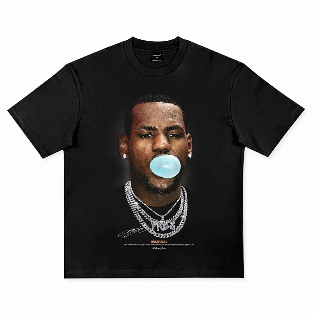 LeBron James New-TEE-FACE-NBA