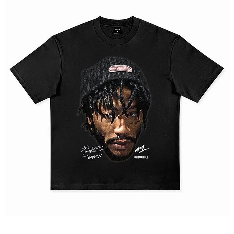 Derrick Rose New-TEE-FACE-NBA 2025