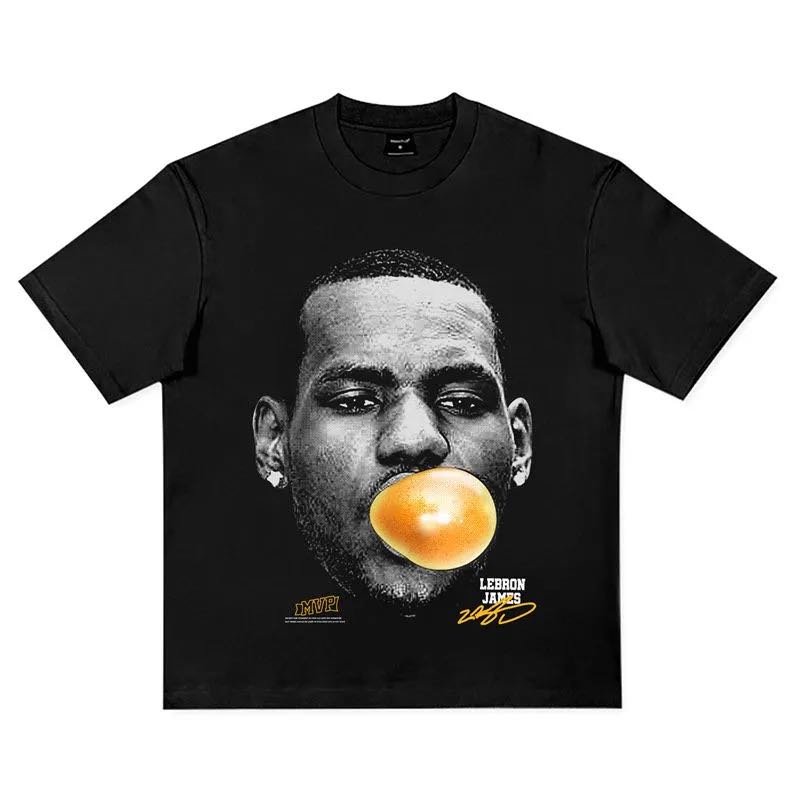 LeBron James New-TEE-FACE-NBA 2025