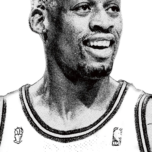 デニス・ロッドマン ホワイト T シャツ