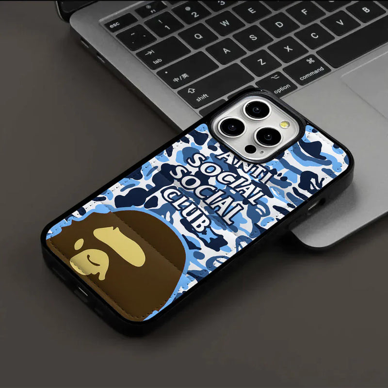 Camo x Ape Design Collab  Puffer iPhone case