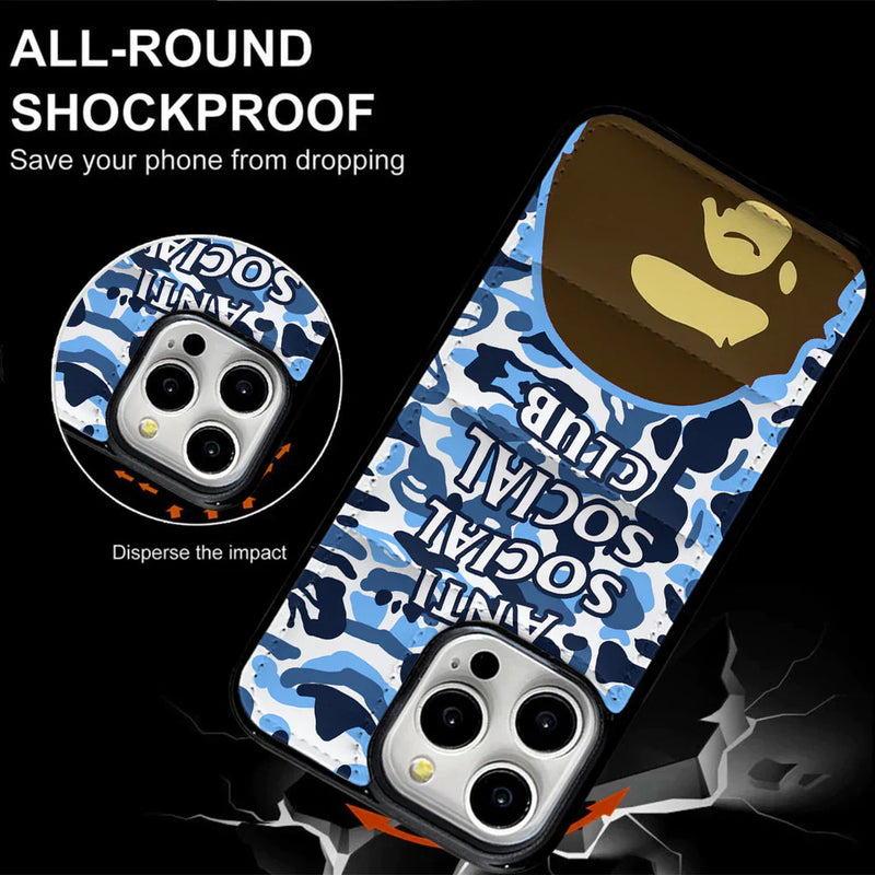 Camo x Ape Design Collab  Puffer iPhone case